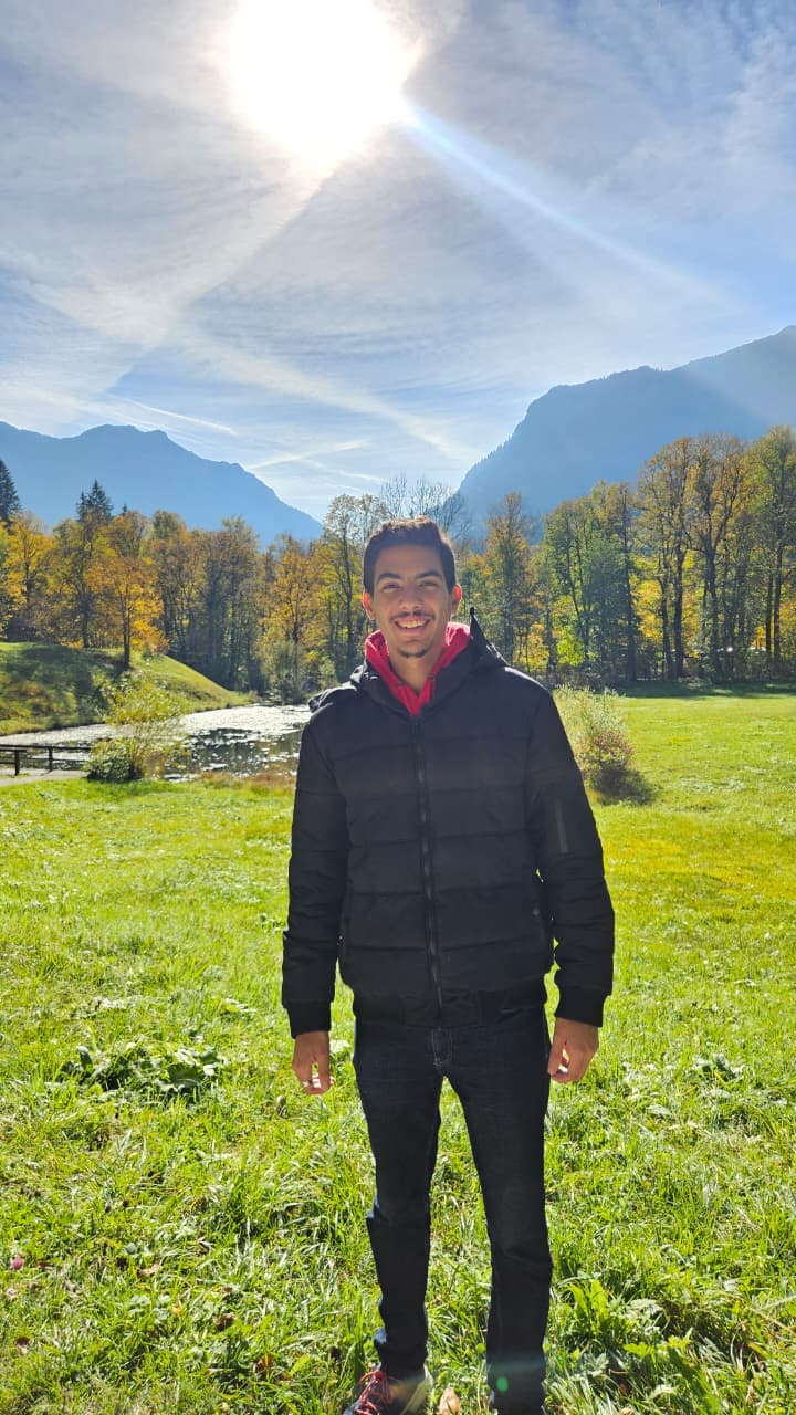 Alaa Abdelwahab standing outdoors in Ulm